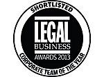 Legal Business - Client Choice Award 2013